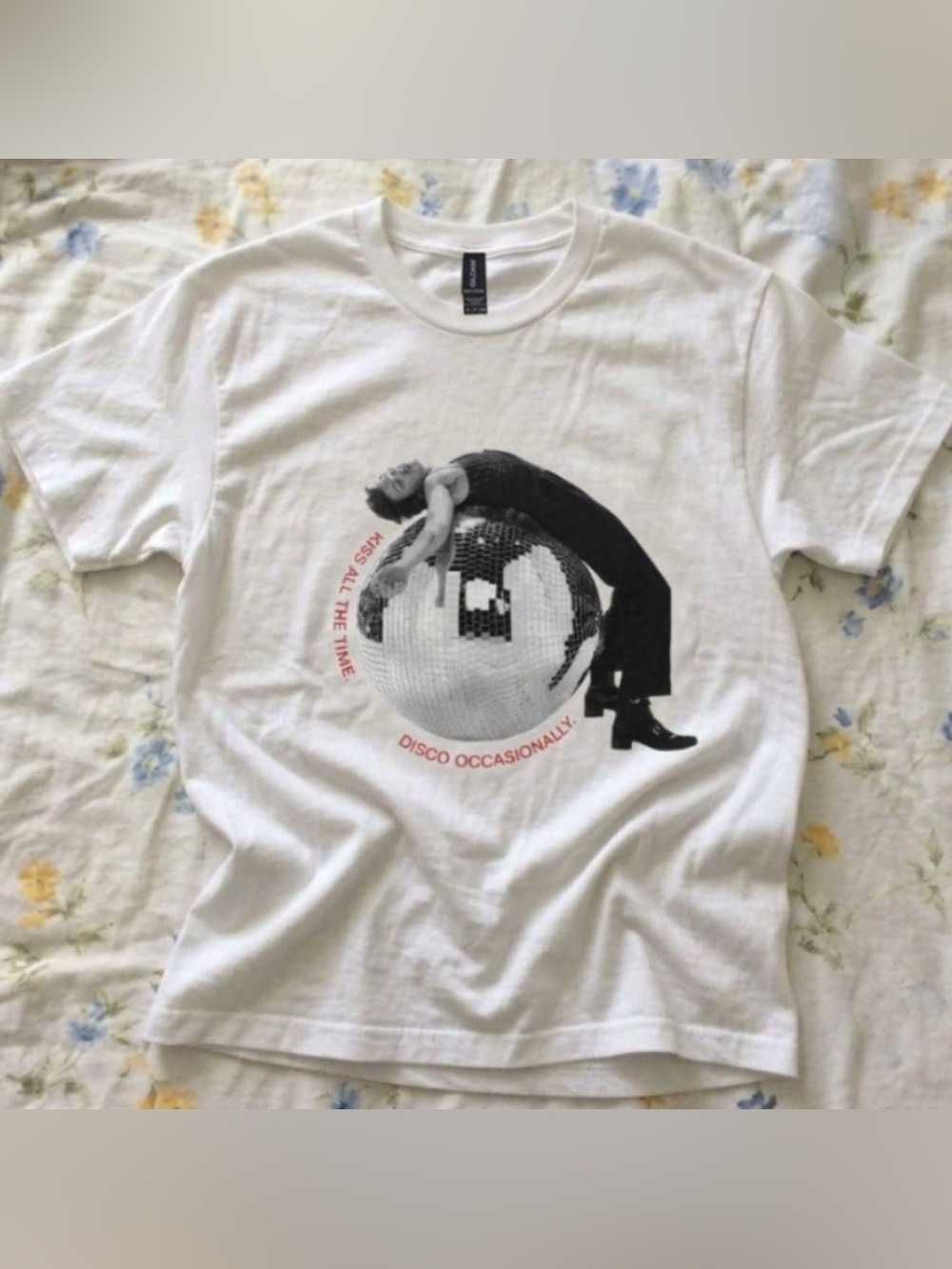 Harry style kiss all the time Graphic Tee Print unisex t-shirt